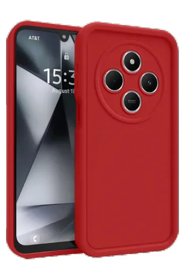 Newface Xiaomi Redmi 14C Kılıf Viera Silikon - Kırmızı resmi