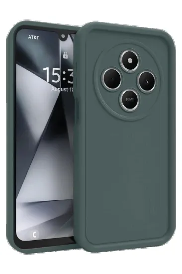 Newface Xiaomi Redmi 14C Kılıf Viera Silikon - Koyu Yeşil resmi