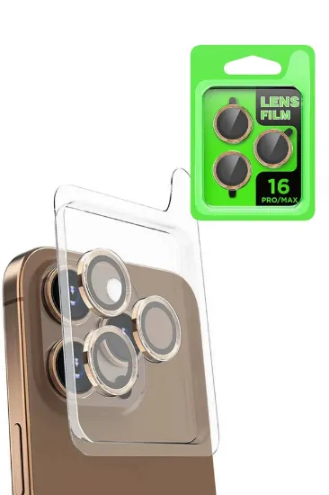 Newface iPhone 16 Pro Raze Metal Kamera Lens - Desert resmi