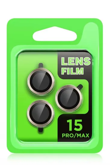 Newface iPhone 15 Pro Raze Metal Kamera Lens - Gümüş resmi