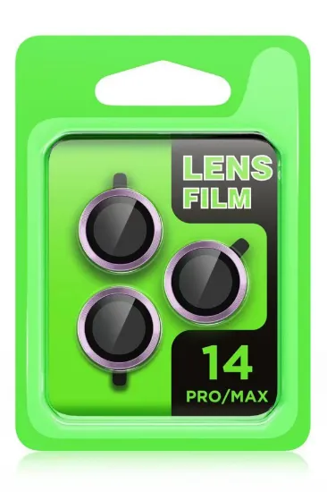 Newface iPhone 14 Pro Max Raze Metal Kamera Lens - Siyah resmi