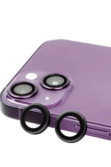 Newface iPhone 15 Raze Metal Kamera Lens - Siyah resmi