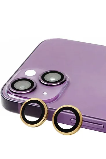 Newface iPhone 15 Raze Metal Kamera Lens - Sarı resmi