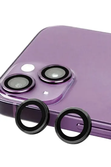 Newface iPhone 14 Raze Metal Kamera Lens - Siyah resmi