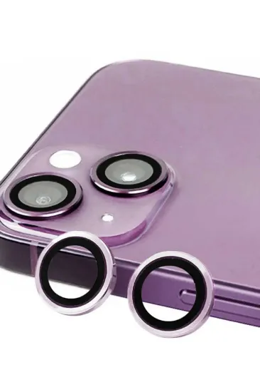 Newface iPhone 14 Plus Raze Metal Kamera Lens - Mor resmi