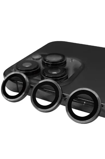 Newface iPhone 13 Pro Raze Metal Kamera Lens - Gri resmi