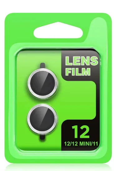 Newface iPhone 12 Raze Metal Kamera Lens - Mavi resmi