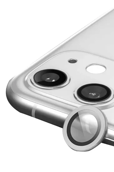 Newface iPhone 12 Mini Raze Metal Kamera Lens - Gümüş resmi