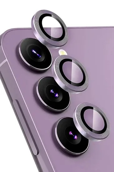 Newface Samsung Galaxy S24 FE Raze Metal Kamera Lens - Mor resmi
