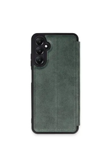 Newface Samsung Galaxy S24 FE Kılıf Flip Cover - Koyu Yeşil resmi