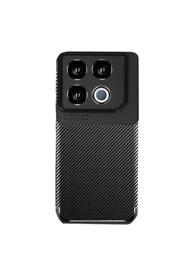 Newface İnfinix GT 20 Pro Kılıf Auto Focus Karbon Kapak - Siyah resmi