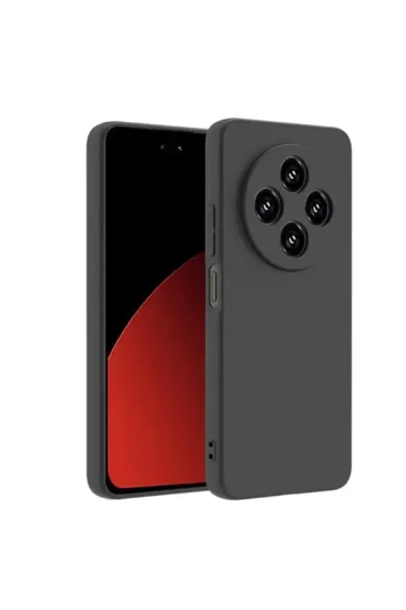 Newface Xiaomi Redmi 14C Kılıf Nano içi Kadife Silikon - Siyah resmi