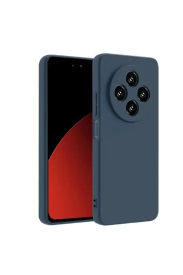 Newface Xiaomi Redmi 14C Kılıf Nano içi Kadife Silikon - Lacivert resmi