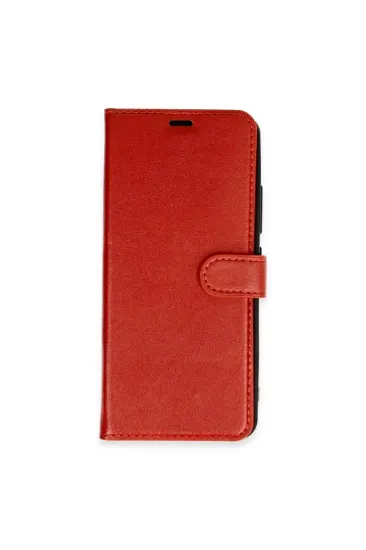 Newface Xiaomi Redmi 14C Kılıf Trend S Plus Kapaklı Kılıf - Kırmızı resmi