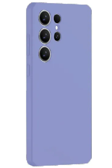 Newface Samsung Galaxy S25 Ultra Kılıf Nano içi Kadife Silikon - Lila resmi