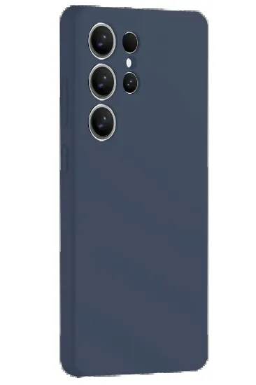 Newface Samsung Galaxy S25 Ultra Kılıf Nano içi Kadife Silikon - Lacivert resmi