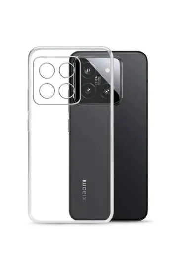 Newface Xiaomi Mi 14T Pro Kılıf Lüx Şeffaf Silikon resmi