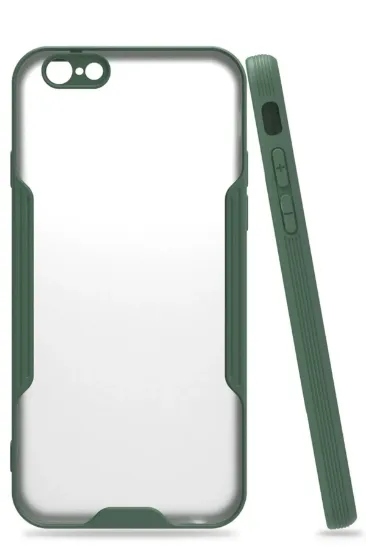 Newface iPhone 6 Kılıf Platin Silikon - Yeşil resmi