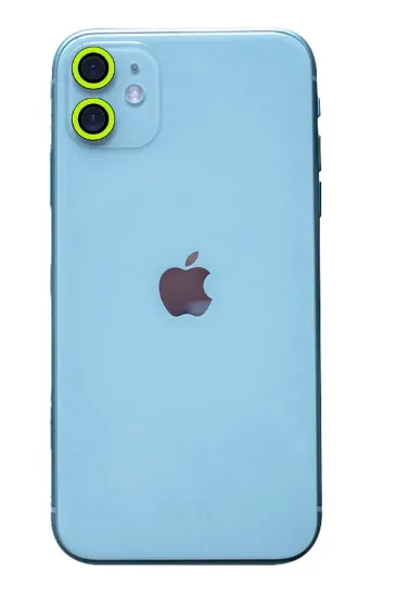 Newface iPhone 11 Neon Fosforlu Kamera Lens - Yeşil resmi