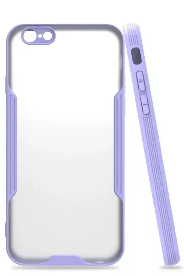 Newface iPhone 6 Kılıf Platin Silikon - Lila resmi