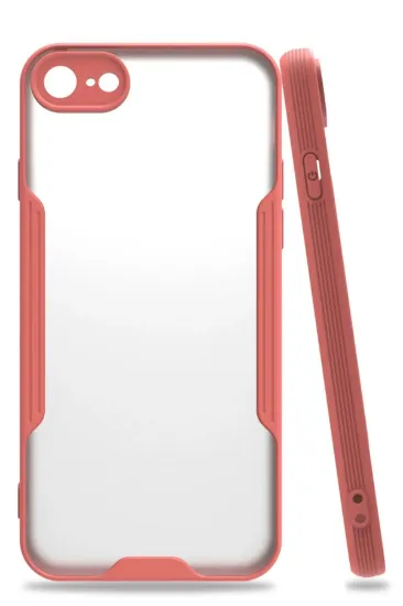Newface iPhone 7 Kılıf Platin Silikon - Pembe resmi