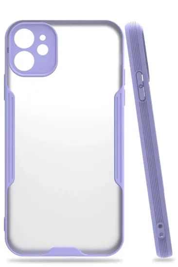 Newface iPhone 11 Kılıf Platin Silikon - Lila resmi