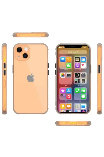Newface iPhone 13 Mini Kılıf Miami Şeffaf Silikon - Şeffaf resmi