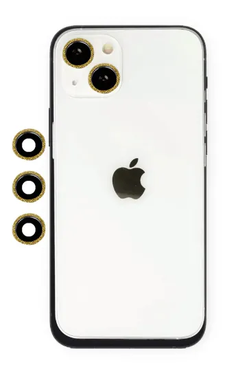 Newface iPhone 14 Shine Kamera Lens - Gold resmi