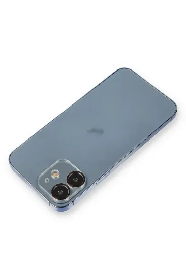 Newface iPhone 12 Mini Metal Kamera Lens Koruma Cam - Siyah resmi