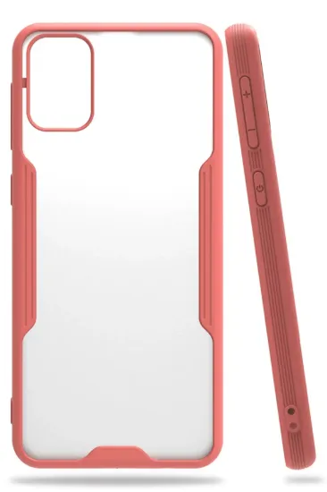 Newface Samsung Galaxy M31 Kılıf Platin Silikon - Pembe resmi