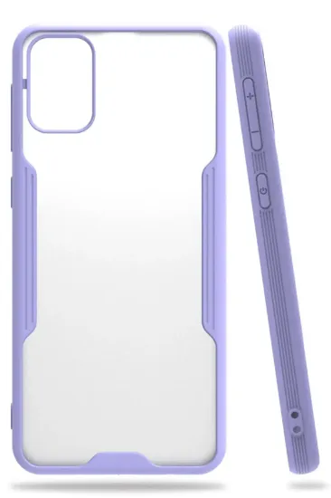 Newface Samsung Galaxy M31 Kılıf Platin Silikon - Lila resmi