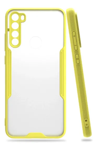 Newface Xiaomi Redmi Note 8 Kılıf Platin Silikon - Sarı resmi