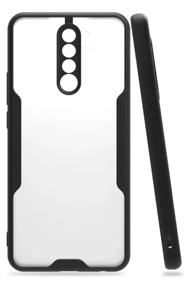 Newface Xiaomi Redmi Note 8 Pro Kılıf Platin Silikon - Siyah resmi