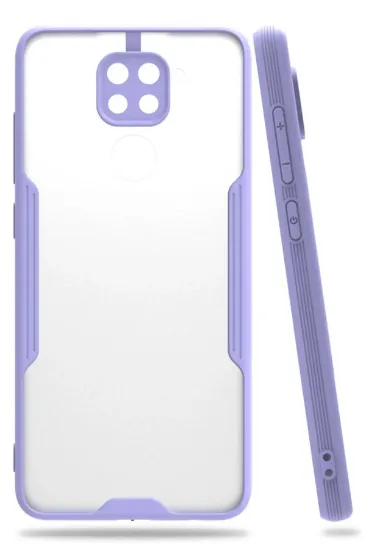 Newface Xiaomi Redmi Note 9 Kılıf Platin Silikon - Lila resmi