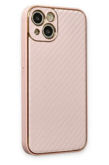 Newface iPhone 13 Kılıf Coco Karbon Silikon - Pembe resmi