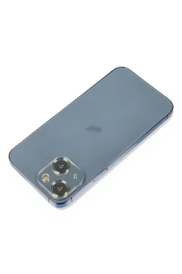Newface iPhone 14 Plus Metal Kamera Lens Koruma Cam - Koyu Yeşil resmi