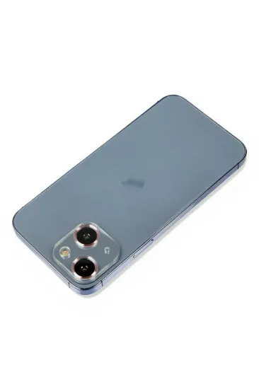 Newface iPhone 14 Plus Metal Kamera Lens Koruma Cam - Mor resmi