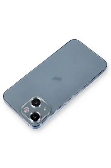 Newface iPhone 14 Plus Metal Kamera Lens Koruma Cam - Sierra Blue resmi
