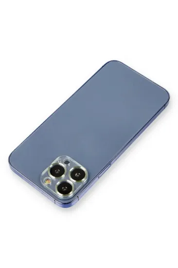 Newface iPhone 14 Pro Max Metal Kamera Lens Koruma Cam - Açık Yeşil resmi