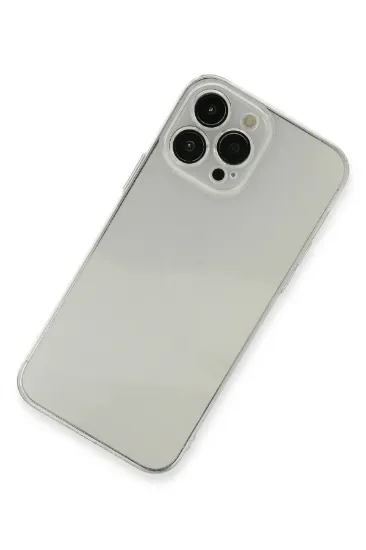 Newface iPhone 13 Pro Max Kılıf Fly Lens Silikon - Şeffaf resmi