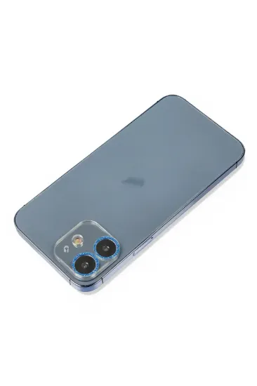 Newface iPhone 11 Shine Kamera Lens Koruma Cam - Mavi resmi