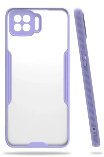 Newface Oppo A73 Kılıf Platin Silikon - Lila resmi