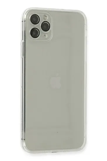 Newface iPhone 11 Pro Max Kılıf Fly Lens Silikon - Şeffaf resmi