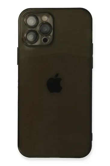 Newface iPhone 12 Pro Kılıf Fly Lens Silikon - Siyah resmi
