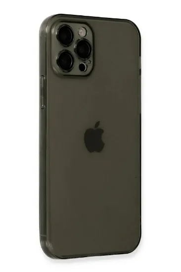 Newface iPhone 12 Pro Kılıf Fly Lens Silikon - Siyah resmi