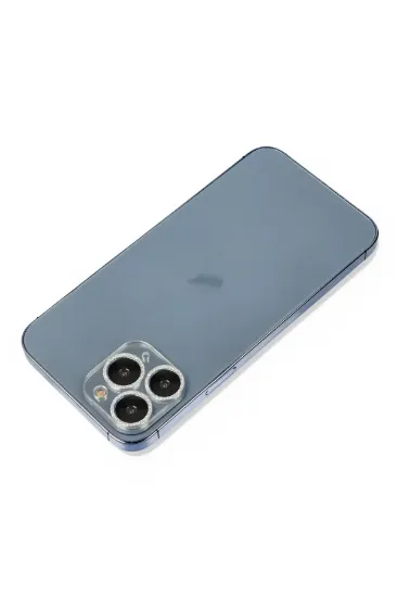 Newface iPhone 11 Pro Shine Kamera Lens Koruma Cam - Gümüş resmi