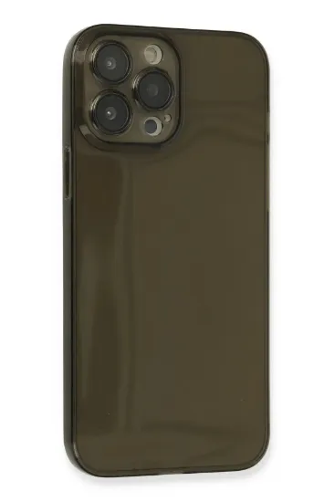 Newface iPhone 13 Pro Kılıf Fly Lens Silikon - Siyah resmi