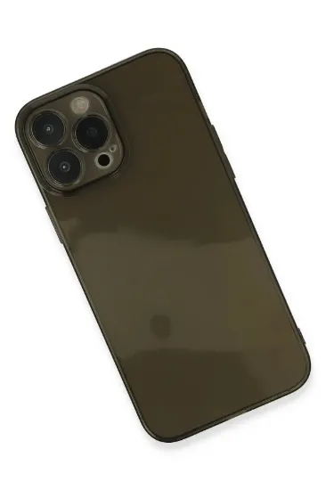 Newface iPhone 13 Pro Kılıf Fly Lens Silikon - Siyah resmi