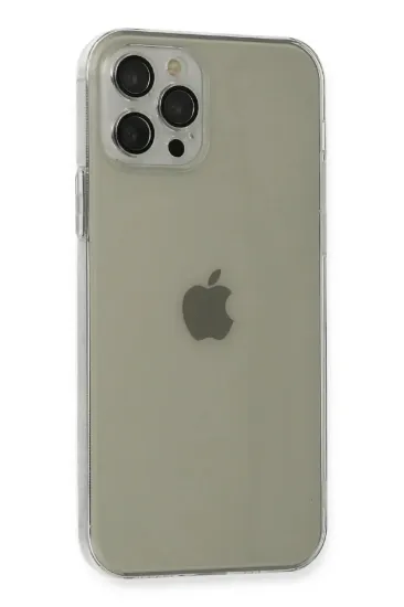 Newface iPhone 12 Pro Max Kılıf Fly Lens Silikon - Şeffaf resmi