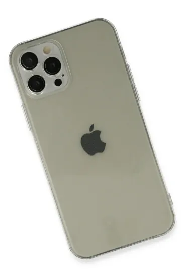 Newface iPhone 12 Pro Max Kılıf Fly Lens Silikon - Şeffaf resmi